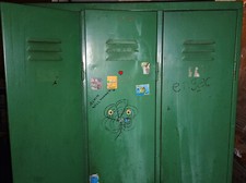 Spind metallschrank vintage - metallschrank,