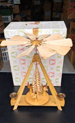 Ddr holz weihnachtspyramide - holz,