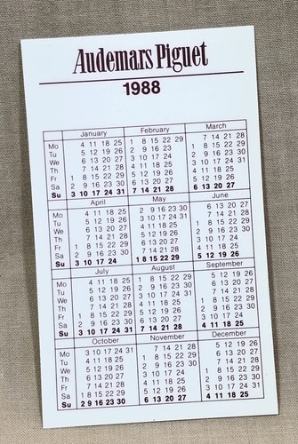 Audemars piguet 1988 phases - piguet, of