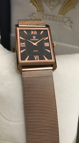 Herrenuhr flach rechteck - flach,