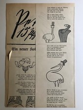 Simplicissimus, Flugblätter, Ludwig Thoma, Olaf Gulbransson, Karikatur