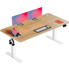 Elektrischer PC Tisch Höhenverstellbarer Bürotisch Homeoffice 140cm Panel Memory
