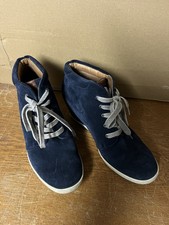 Damen- Schuh Paul Green Gr. 5 1/2 Wildleder Blau Top Zustand, Absatz 6 cm