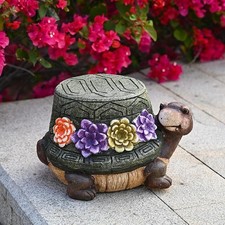 Harz Schildkröte Form Hocker Garten Ornament für Terrasse Poolside