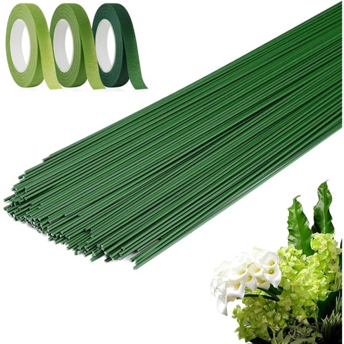 Blumendraht grün 150 - blumendraht, stück