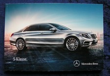 MERCEDES S-Klasse W222 Prospekt 07.2013 S 350, S 500, S63 AMG, S 400 Hybrid
