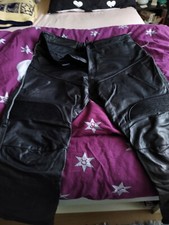 Motorrad Hose weisen Paspel Verschlüsse mit Reis-Klettverschluss XL(46/48)