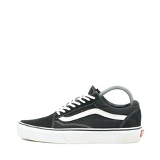 VANS Damen Old Skool Sneaker Schwarz/Weiß Bequem Skateschuhe EU 39