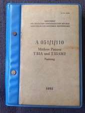 NVA DV A 051/1/110 MITTLERE PANZER T 55 A Und T55 AM2  NUTZUNG