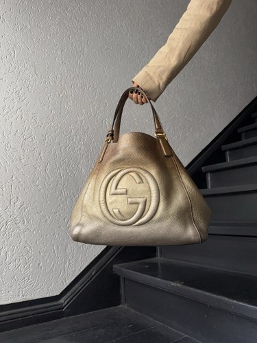 Gucci soho gold metallic - gg,