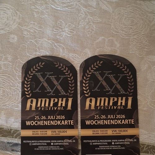 Amphi festival wochenendkarte - amphi,