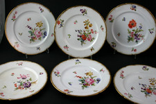 6x  Obstteller Steingut