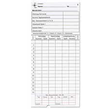 Stempelkarten Nordschloss N 952 und N 952A  Stechkarten
