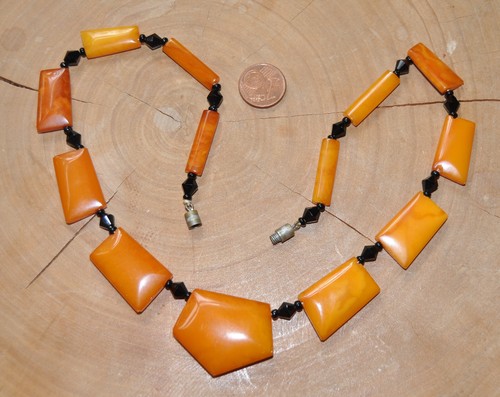 Natur bernstein amber kette - amber,