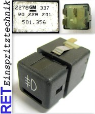 Schalter Nebelschlussleuchte 90228201 Opel Corsa Astra Vectra Calibra original