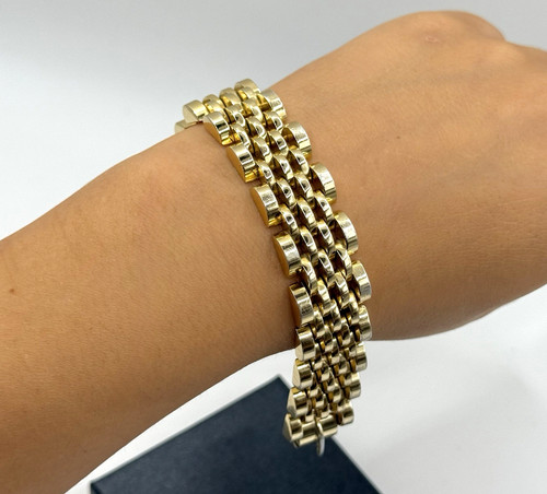 Vintage armband goldfarben - armband,