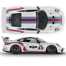 Martini Curved Kit Aufkleber
