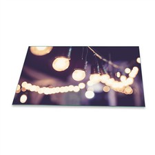 Herdabdeckplatten Ceranfeld Spritzschutz Glas Universal 90x52 Abstrakt Blau Deko