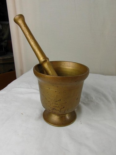 Mörser antik messing bronze - antik,