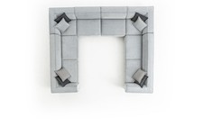 Wohnzimmer Ecksofa U Form