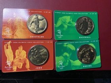 Australien 4 x 5 Dollars 2000 st -Olympia Sydney-Coincard (7)