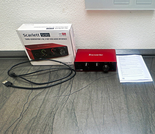 Focusrite scarlett solo 3rd - scarlett,