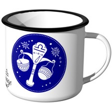 JUNIWORDS Emaille-Tasse