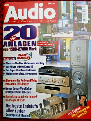 Audio convergent jl - 4/98,convergent, 1