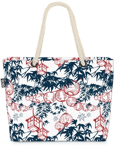 Void tasche bambus laternen - tasche,