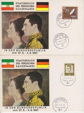 Politik - 1967, Staatsbesuch v. Schah Reza Pahlavi & Farah Diba - AACHEN/HAMBURG