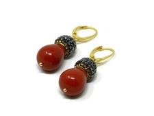 Ohrringe Ohrhänger Rote
