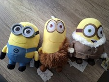 3 Minions Plüschfiguren Ca