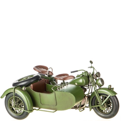 Blechmodell militär motorrad - blechmodell,