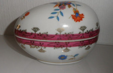 Art Deco Galluba & Hofmann Porzellan Osterei Dose Deckeldose Bonboniere