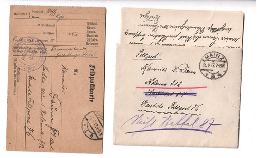 13624 191 feldpostkarte - 13624-, &