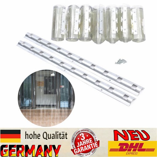 7stk pvc streifenvorhänge - 2m,