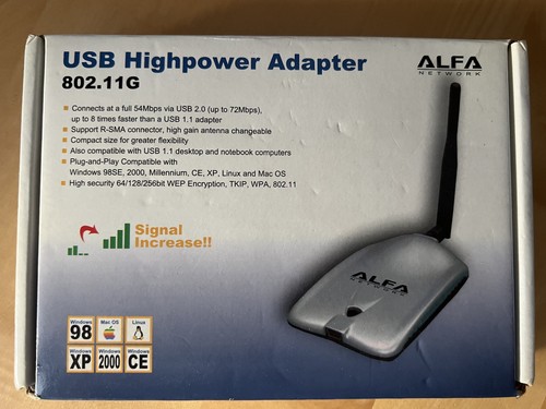Alfa awus036h 500mw - 500mw, power