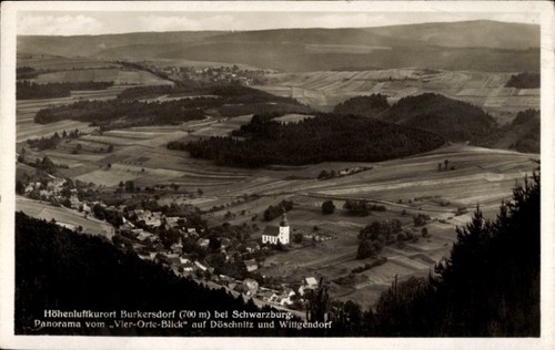Burkersdorf saalfelder - ak,
