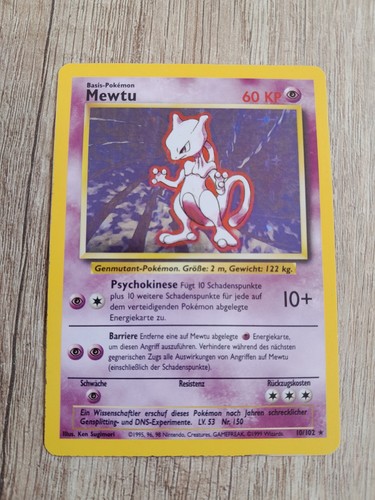 Pokemon karte mewtu mewtwo - pokemon,