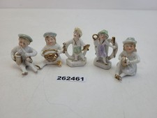 5x Figuren Musikanten mit