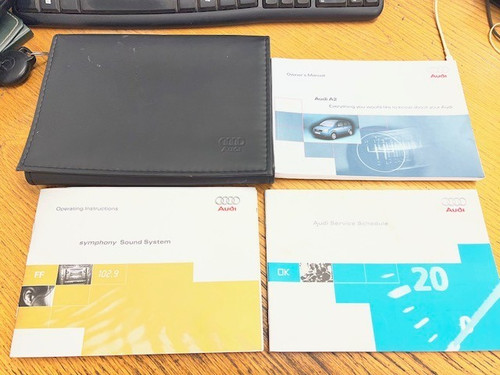 Audi owners manual - audi, a2