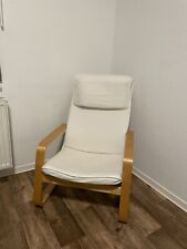 Sessel, Schwingsessel, weiss