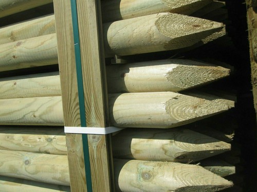 50x zaunpfahl 240 cm - 75-240,