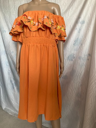Kleid orange