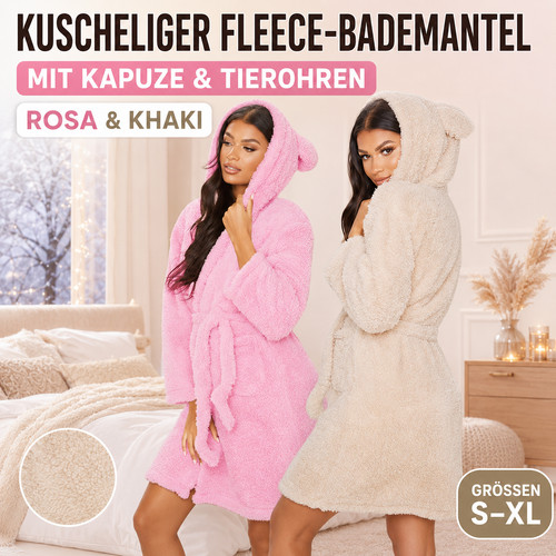 Damen plüsch bademantel - plüsch, |