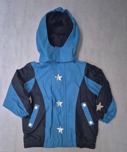 Regenjacke sterne blau - regenjacke,