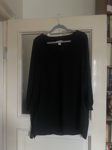 Damen kleid schwarz - schwarz, kurz