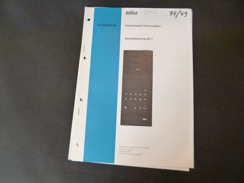 Original service manual - original,