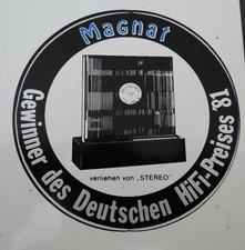 Werbe-Aufkleber Magnat