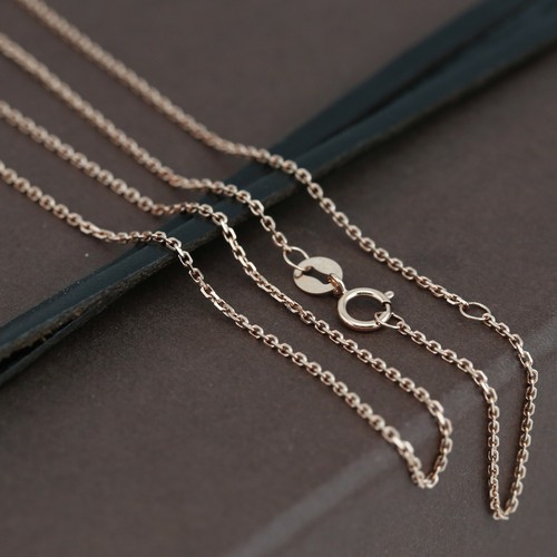 Genuine 18ct rose gold square - 18ct,